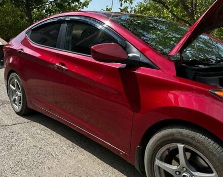 Красный Хендай Элантра, объемом двигателя 1.8 л и пробегом 190 тыс. км за 7300 $, фото 10 на Automoto.ua