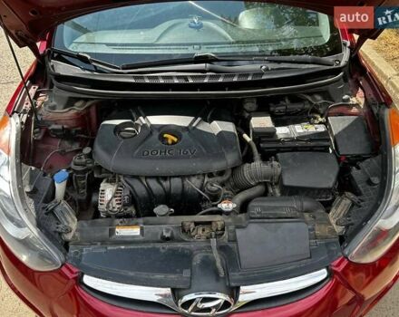 Красный Хендай Элантра, объемом двигателя 1.8 л и пробегом 190 тыс. км за 7300 $, фото 1 на Automoto.ua