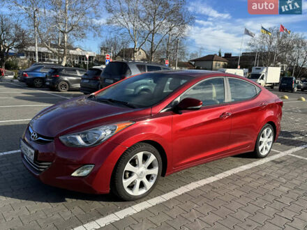Красный Хендай Элантра, объемом двигателя 1.8 л и пробегом 158 тыс. км за 9300 $, фото 1 на Automoto.ua