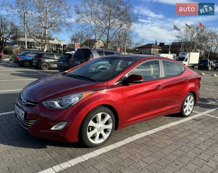 Красный Хендай Элантра, объемом двигателя 1.8 л и пробегом 158 тыс. км за 9300 $, фото 1 на Automoto.ua