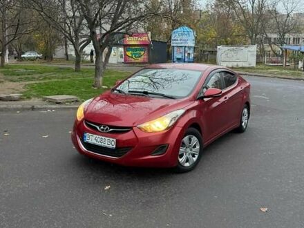 Красный Хендай Элантра, объемом двигателя 1.59 л и пробегом 136 тыс. км за 9800 $, фото 1 на Automoto.ua