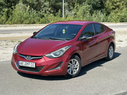 Хендай Елантра 2014 у Дніпро (Дніпропетровську) на Automoto.ua Червоний Хендай Елантра, об'ємом двигуна 1.8 л та пробігом 340 тис. км за 5999 $, фото 1 на Automoto.ua