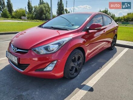 Хендай Элантра 2014 в Киеве на Automoto.ua Красный Хендай Элантра, объемом двигателя 1.8 л и пробегом 150 тыс. км за 10000 $, фото 1 на Automoto.ua
