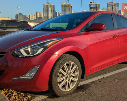 Красный Хендай Элантра, объемом двигателя 1.8 л и пробегом 214 тыс. км за 8400 $, фото 1 на Automoto.ua