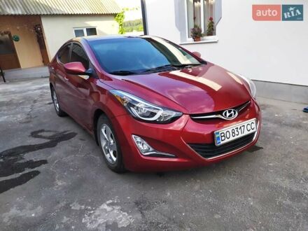 Красный Хендай Элантра, объемом двигателя 1.8 л и пробегом 130 тыс. км за 8800 $, фото 1 на Automoto.ua
