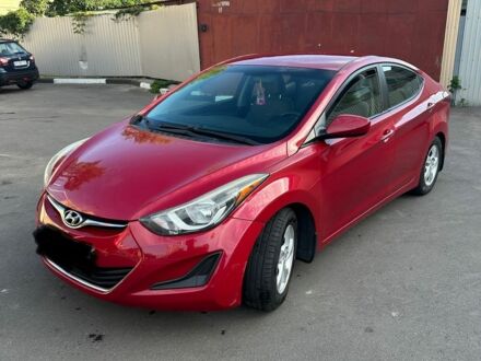 Красный Хендай Элантра, объемом двигателя 1.8 л и пробегом 217 тыс. км за 8700 $, фото 1 на Automoto.ua