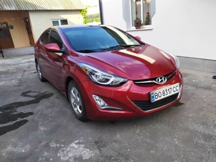 Красный Хендай Элантра, объемом двигателя 1.8 л и пробегом 130 тыс. км за 8800 $, фото 1 на Automoto.ua