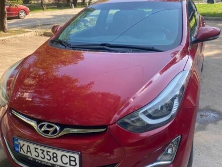 Красный Хендай Элантра, объемом двигателя 1.8 л и пробегом 160 тыс. км за 8800 $, фото 1 на Automoto.ua