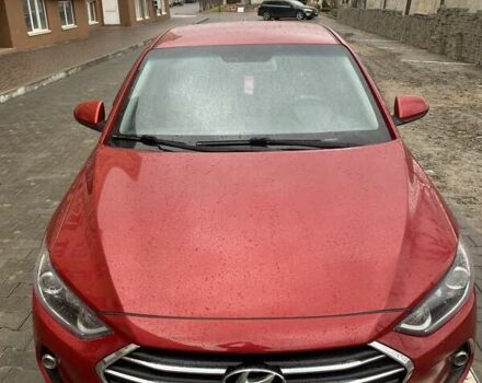 Красный Хендай Элантра, объемом двигателя 2 л и пробегом 196 тыс. км за 9500 $, фото 1 на Automoto.ua