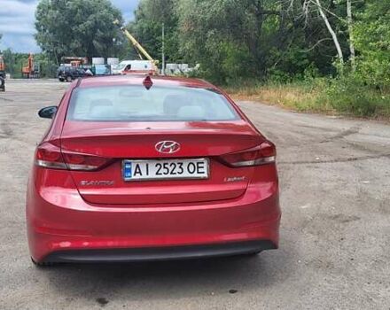 Красный Хендай Элантра, объемом двигателя 2 л и пробегом 69 тыс. км за 12000 $, фото 1 на Automoto.ua