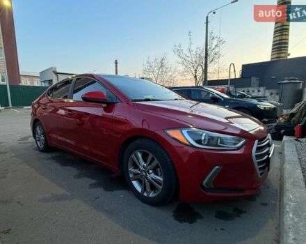Красный Хендай Элантра, объемом двигателя 2 л и пробегом 180 тыс. км за 10999 $, фото 1 на Automoto.ua