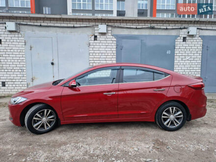 Красный Хендай Элантра, объемом двигателя 1.59 л и пробегом 91 тыс. км за 13000 $, фото 1 на Automoto.ua