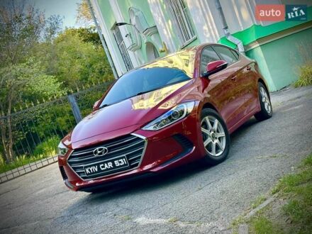 Хендай Элантра 2017 в Киеве на Automoto.ua Красный Хендай Элантра, объемом двигателя 2 л и пробегом 45 тыс. км за 12900 $, фото 1 на Automoto.ua