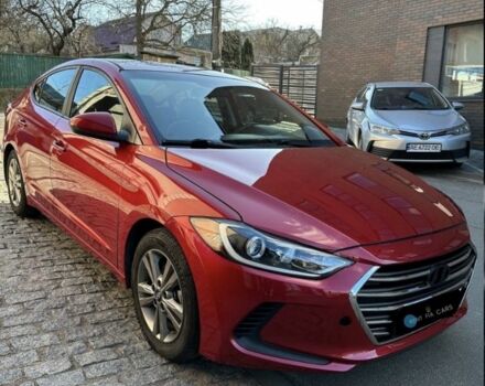 Красный Хендай Элантра, объемом двигателя 2 л и пробегом 170 тыс. км за 261 $, фото 1 на Automoto.ua