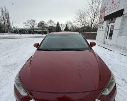 Красный Хендай Элантра, объемом двигателя 2 л и пробегом 240 тыс. км за 10700 $, фото 1 на Automoto.ua