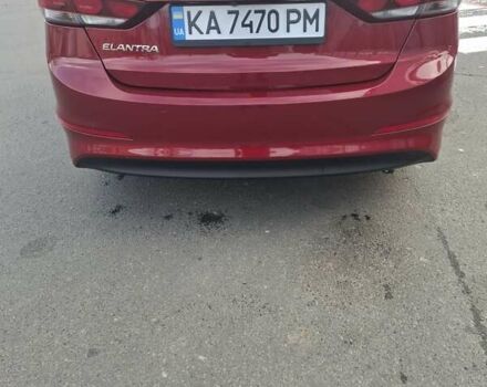 Красный Хендай Элантра, объемом двигателя 2 л и пробегом 57 тыс. км за 16300 $, фото 1 на Automoto.ua