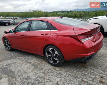 Красный Хендай Элантра, объемом двигателя 2 л и пробегом 51 тыс. км за 12500 $, фото 1 на Automoto.ua