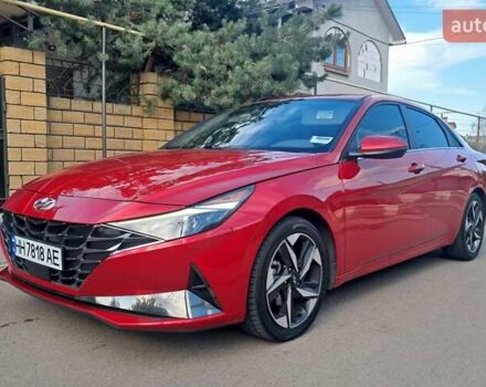 Червоний Хендай Елантра, об'ємом двигуна 2 л та пробігом 77 тис. км за 16700 $, фото 1 на Automoto.ua