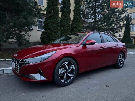 Красный Хендай Элантра, объемом двигателя 1.6 л и пробегом 92 тыс. км за 18999 $, фото 1 на Automoto.ua