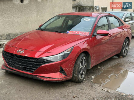 Червоний Хендай Елантра, об'ємом двигуна 2 л та пробігом 81 тис. км за 11500 $, фото 1 на Automoto.ua