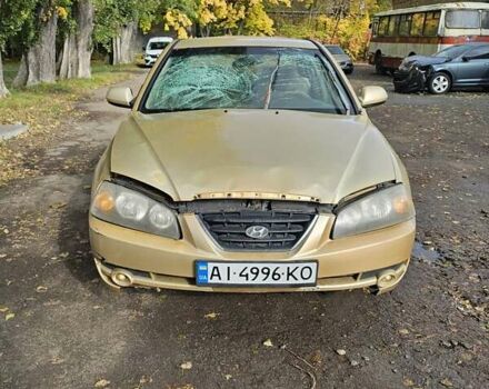 Желтый Хендай Элантра, объемом двигателя 1.99 л и пробегом 200 тыс. км за 1400 $, фото 8 на Automoto.ua