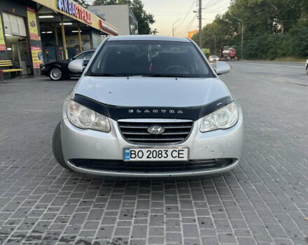 Серый Хендай Элантра, объемом двигателя 1.6 л и пробегом 220 тыс. км за 5950 $, фото 1 на Automoto.ua