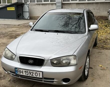 Серый Хендай Элантра, объемом двигателя 2 л и пробегом 165 тыс. км за 4500 $, фото 2 на Automoto.ua