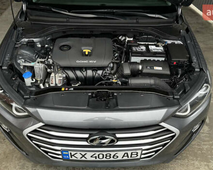 Серый Хендай Элантра, объемом двигателя 2 л и пробегом 35 тыс. км за 13300 $, фото 9 на Automoto.ua