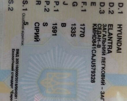 Серый Хендай Элантра, объемом двигателя 1.6 л и пробегом 111 тыс. км за 11900 $, фото 22 на Automoto.ua