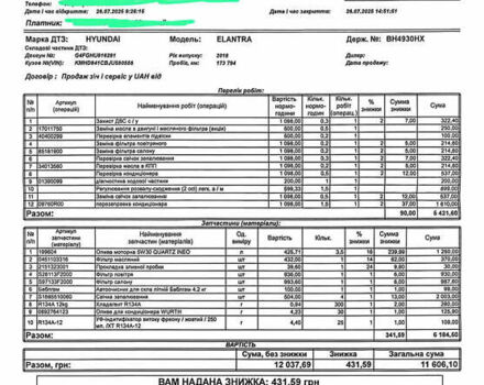 Сірий Хендай Елантра, об'ємом двигуна 1.6 л та пробігом 176 тис. км за 13900 $, фото 21 на Automoto.ua