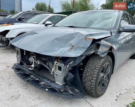 Серый Хендай Элантра, объемом двигателя 2 л и пробегом 83 тыс. км за 8200 $, фото 2 на Automoto.ua