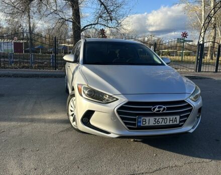 Серый Хендай Элантра, объемом двигателя 2 л и пробегом 186 тыс. км за 10500 $, фото 1 на Automoto.ua