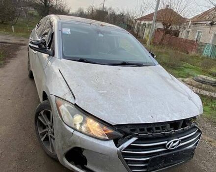 Серый Хендай Элантра, объемом двигателя 2 л и пробегом 150 тыс. км за 2800 $, фото 1 на Automoto.ua