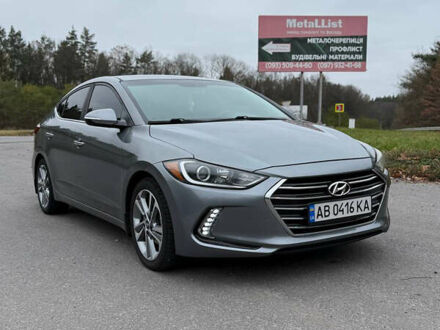 Серый Хендай Элантра, объемом двигателя 2 л и пробегом 132 тыс. км за 13500 $, фото 1 на Automoto.ua