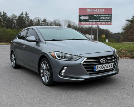 Серый Хендай Элантра, объемом двигателя 2 л и пробегом 132 тыс. км за 13500 $, фото 1 на Automoto.ua