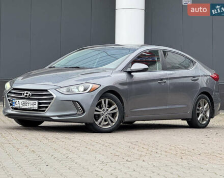 Серый Хендай Элантра, объемом двигателя 2 л и пробегом 148 тыс. км за 9900 $, фото 1 на Automoto.ua