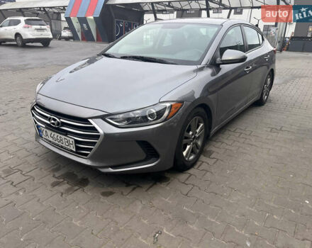 Серый Хендай Элантра, объемом двигателя 2 л и пробегом 79 тыс. км за 9900 $, фото 1 на Automoto.ua