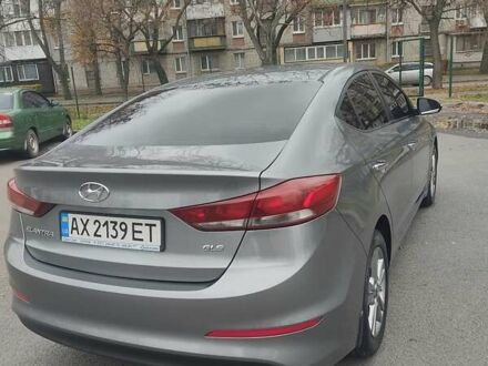 Серый Хендай Элантра, объемом двигателя 2 л и пробегом 74 тыс. км за 14700 $, фото 1 на Automoto.ua
