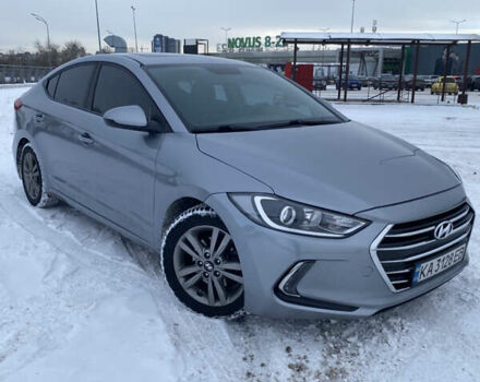 Серый Хендай Элантра, объемом двигателя 2 л и пробегом 163 тыс. км за 11900 $, фото 1 на Automoto.ua