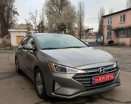 Серый Хендай Элантра, объемом двигателя 2 л и пробегом 68 тыс. км за 14900 $, фото 1 на Automoto.ua