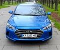 Синий Хендай Элантра, объемом двигателя 2 л и пробегом 190 тыс. км за 10700 $, фото 1 на Automoto.ua