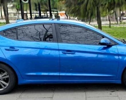 Синий Хендай Элантра, объемом двигателя 2 л и пробегом 190 тыс. км за 10700 $, фото 6 на Automoto.ua