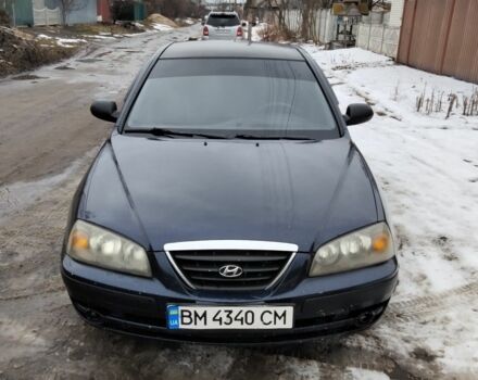 Синий Хендай Элантра, объемом двигателя 1.6 л и пробегом 367 тыс. км за 3800 $, фото 1 на Automoto.ua