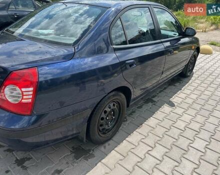 Синий Хендай Элантра, объемом двигателя 2 л и пробегом 320 тыс. км за 4000 $, фото 3 на Automoto.ua