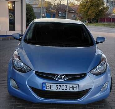 Синий Хендай Элантра, объемом двигателя 1.8 л и пробегом 145 тыс. км за 9700 $, фото 2 на Automoto.ua