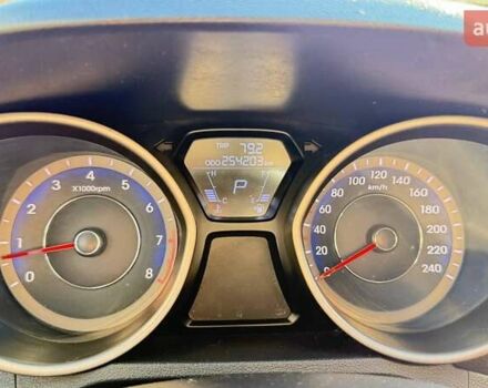 Синий Хендай Элантра, объемом двигателя 1.8 л и пробегом 254 тыс. км за 7500 $, фото 7 на Automoto.ua