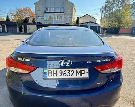 Синий Хендай Элантра, объемом двигателя 1.8 л и пробегом 254 тыс. км за 7500 $, фото 3 на Automoto.ua