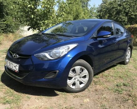 Синий Хендай Элантра, объемом двигателя 1.6 л и пробегом 120 тыс. км за 8500 $, фото 3 на Automoto.ua