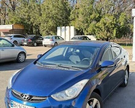 Синий Хендай Элантра, объемом двигателя 1.8 л и пробегом 254 тыс. км за 7500 $, фото 1 на Automoto.ua
