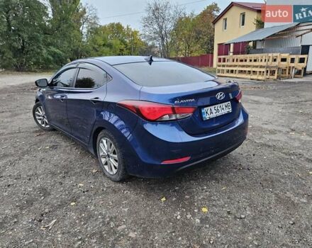 Хендай Элантра 2014 в Киеве на Automoto.ua Синий Хендай Элантра, объемом двигателя 1.8 л и пробегом 169 тыс. км за 8250 $, фото 7 на Automoto.ua